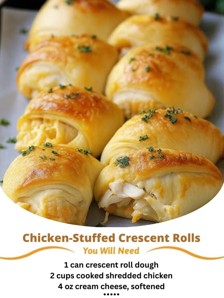 Chicken-Stuffed Crescent Rolls