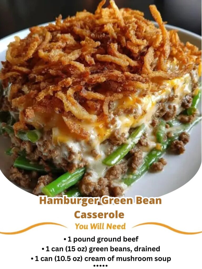Hamburger Green Bean Casserole 😍😋