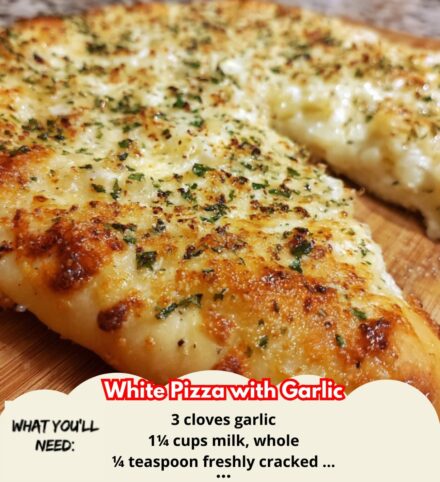 White Pizza with Garlic