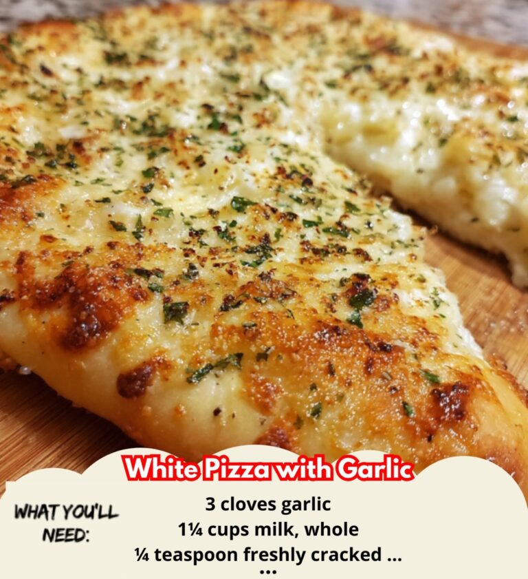 White Pizza with Garlic