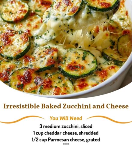Irresistible Baked Zucchini Cheese