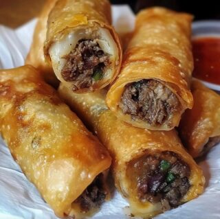 Philly Cheesesteak Egg Rolls: The Ultimate Crispy, Cheesy, and Savory Snack