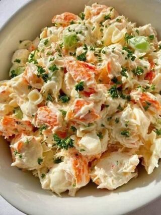 Creamy Crab-Style Seafood Salad