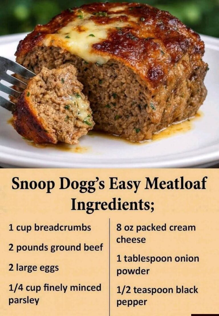 Snoop Dogg’s Easy Meatloaf