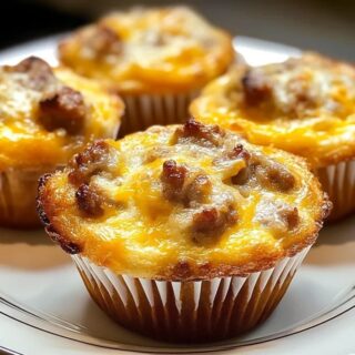 Easy sausage eggs cheese Bisquick