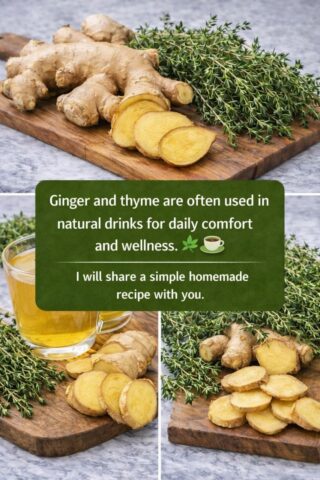 Ginger and Thyme Tea for Daily Wellness