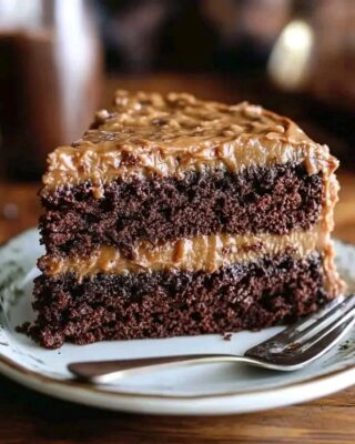 Homemade German Chocolate Cake