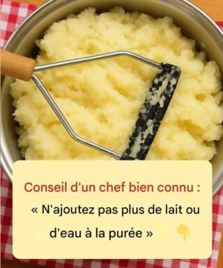 Purée de Pommes de Terre Ultra Crémeuse (Astuce de Chef)
