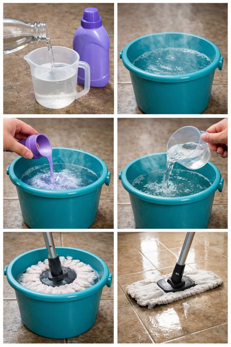 Here’s a clever trick that will make even the dullest floors shine.
