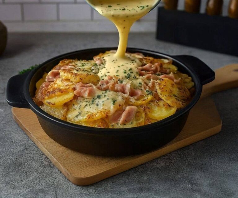 Gratin de Pommes de Terre au Jambon & Fromage
