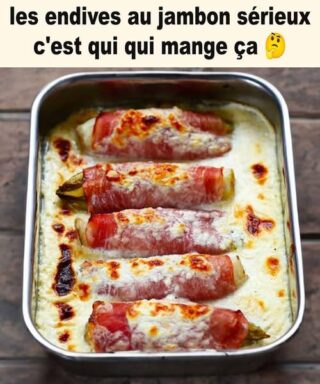 Endives au Jambon Gratinées