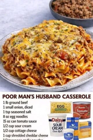 Poor Man Husband Casserole !