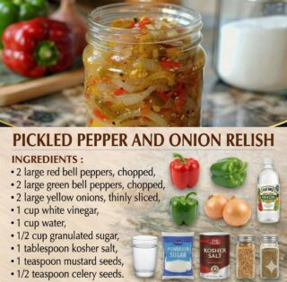 Pickled Pepper and Onion Relish