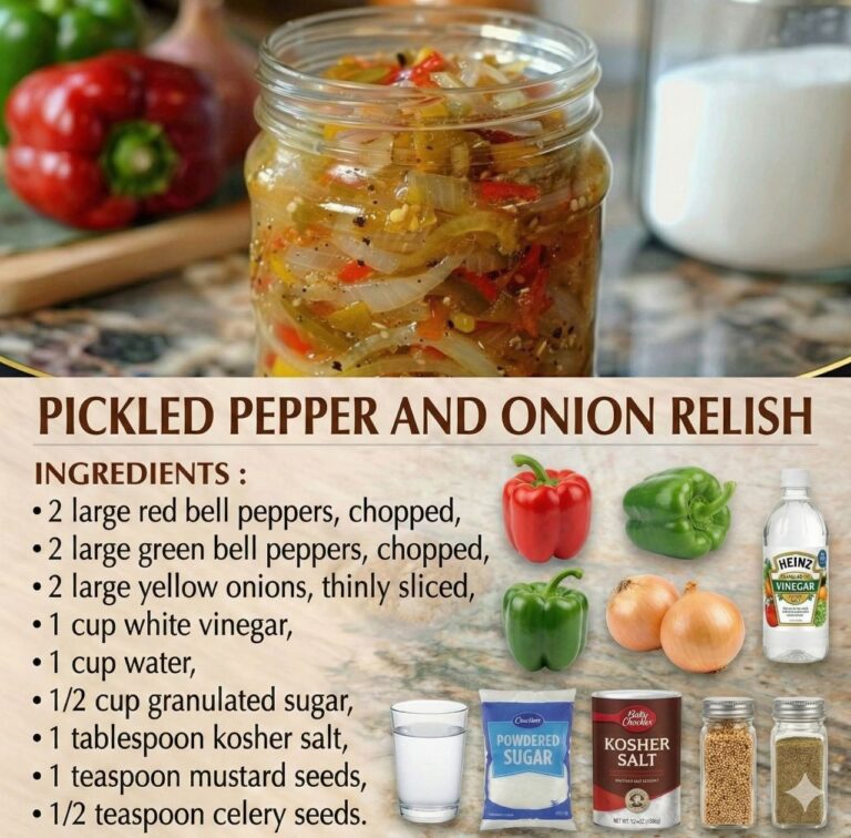Pickled Pepper and Onion Relish