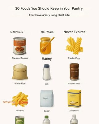30 foods you should keep in your pantry that have a super long shelf life