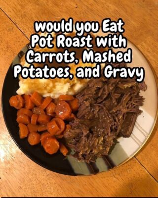 Pot Roast with Mashed Potatoes
