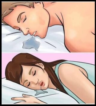 If you drool while sleeping