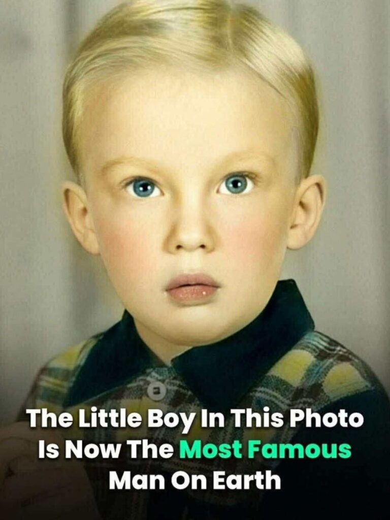 The photograph of a little boy who became one of the most recognizable men today