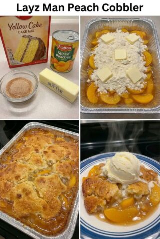 Peach Cobbler Cheesecake