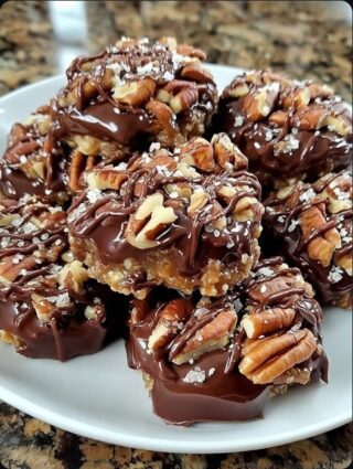 Chocolate Pecan Turtle Clusters: The Perfect Bite of Sweet, Salty, and Crunchy Bliss