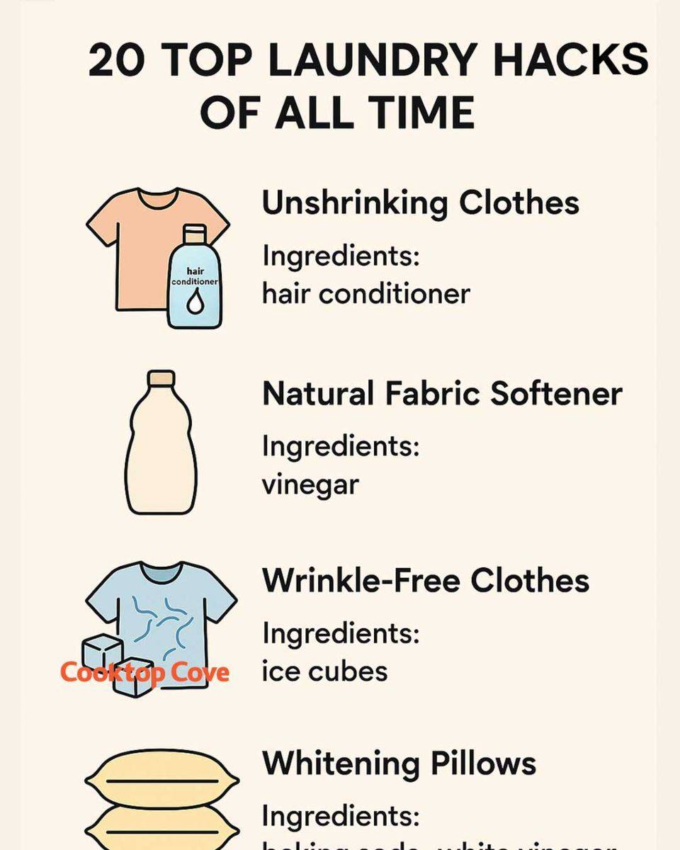 20 top laundry hacks of all time