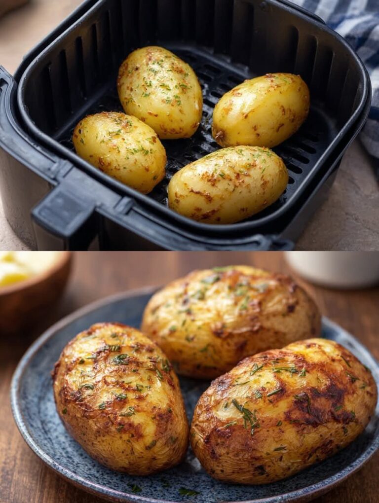 Air Fryer Baked Potatoes – Crispy, Fluffy, and Absolutely Irresistible