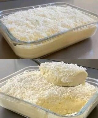 Quick Coconut and Sweetened Milk Dessert in 15 Minutes.