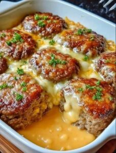 Amish Hamburger Steak Bake — A Cozy, One-Dish Comfort Classic