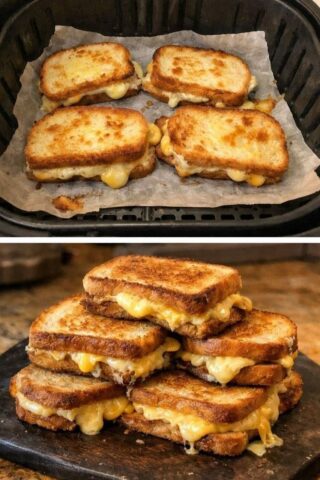 The Ultimate Air Fryer Cheese Toast: Crispy, Gooey, & Effortles