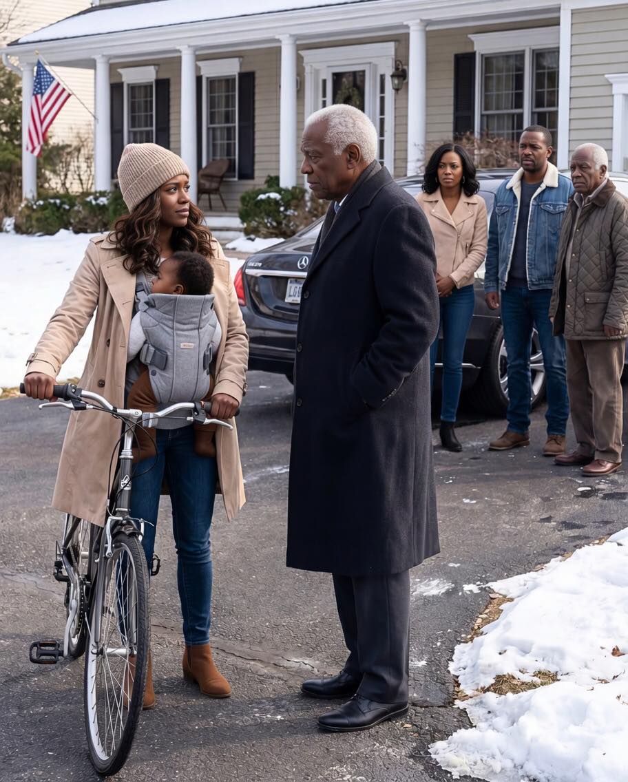 My Grandpa Saw Me Walking With My Newborn And Asked, “Why Aren’t You Driving The Car I Gave You?” I Told Him The Truth: “I Only Have This Old Bicycle. My Sister Is The One Driving The Mercedes.” He Went Quiet, Then Said, “Alright. I’ll Handle This Tonight.” I Thought He Meant A Family Talk. I Was Wrong.