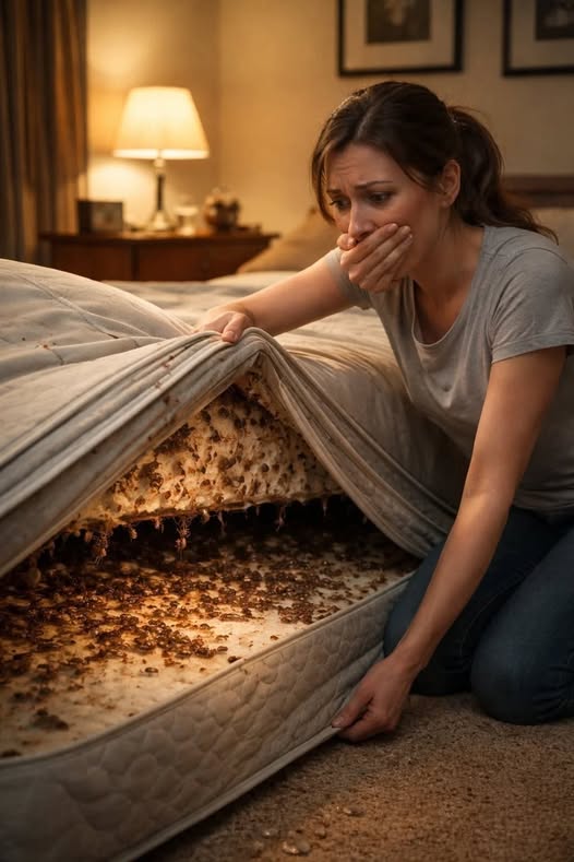FOR THREE MONTHS MY HUSBAND’S SIDE OF THE BED SMELLED LIKE SOMETHING WAS ROTTING — WHEN I FINALLY CUT OPEN THE MATTRESS, THE TRUTH DESTROYED EVERYTHING