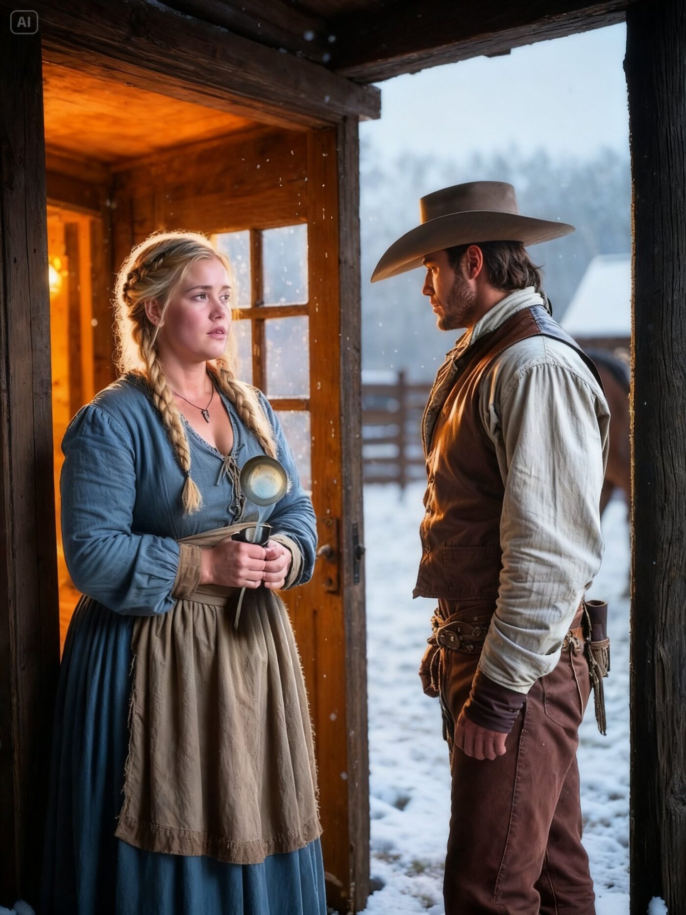 “No One Marries a Fat Girl, Sir… But I Can Cook” Said the Bride—The Rancher’s Reply Changed Her Life