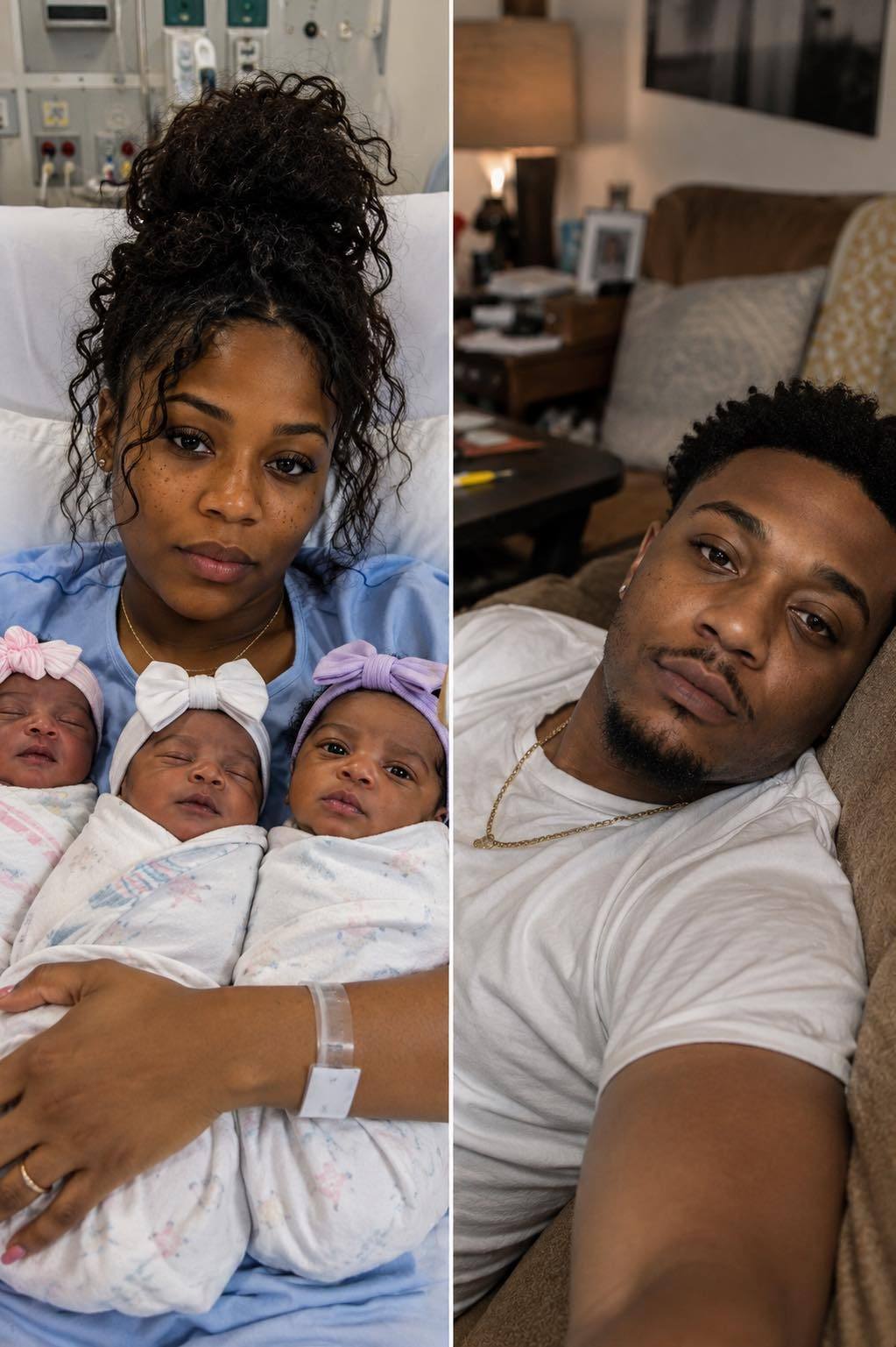 I Came Home With Newborn Triplets… and My Husband Was Angry About the Mess