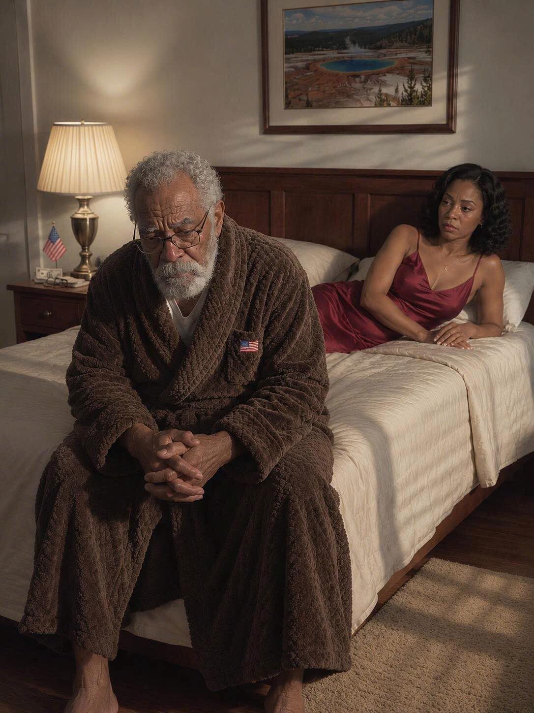 I married a wealthy old man to save my family… but on our wedding night, he didn’t touch me. He simply sat in the darkness and said