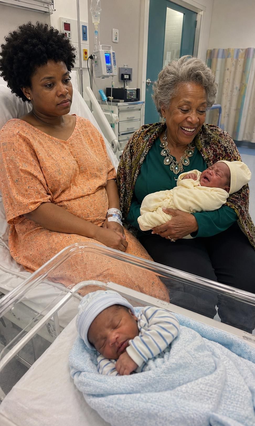 I h:id my career as a judge from my mother-in-law. After my C-section, she stormed in with adoption papers, demanding one twin for her infe:rtile daughter. I clutched my babies and pressed the panic button.