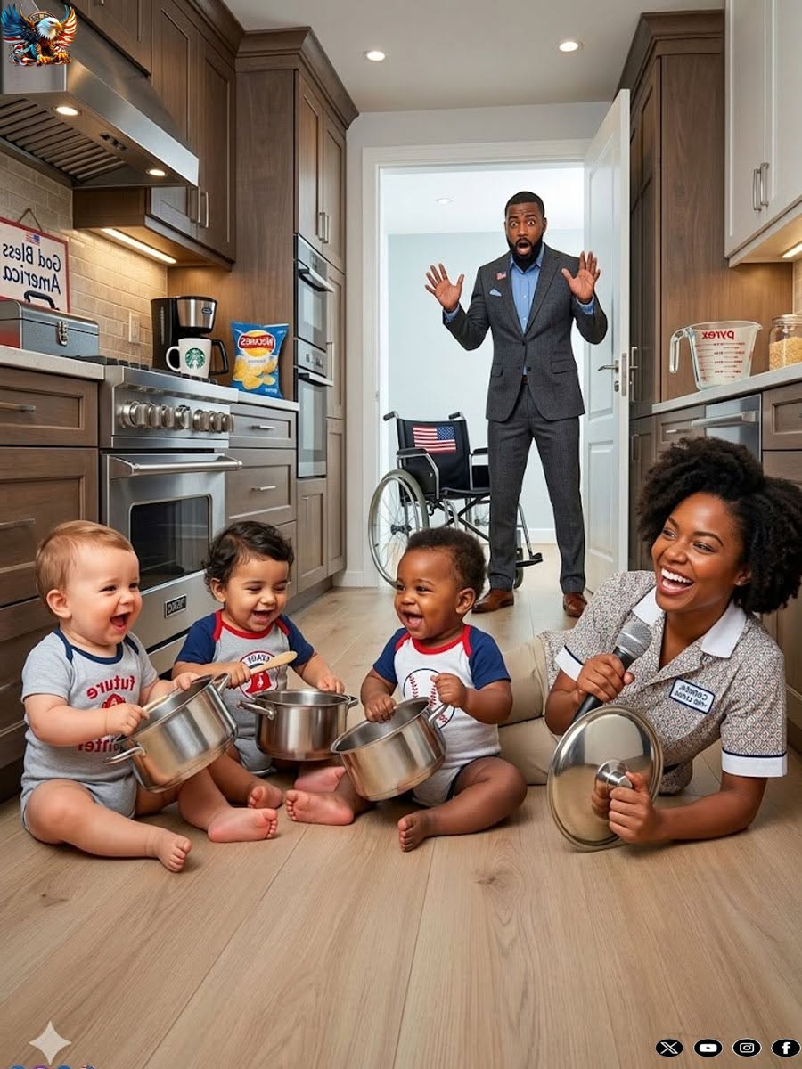 Millionaire Hid Cameras to Protect His Disabled Triplets — Until He Saw What His Maid Did